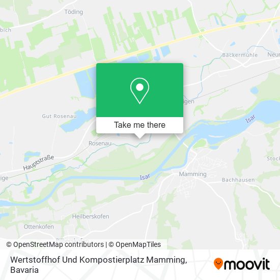 Карта Wertstoffhof Und Kompostierplatz Mamming