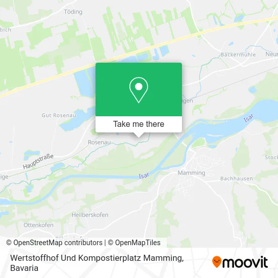 Карта Wertstoffhof Und Kompostierplatz Mamming