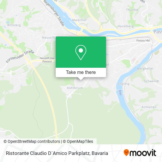 Ristorante Claudio D´Amico Parkplatz map
