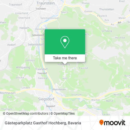 Карта Gästeparkplatz Gasthof Hochberg
