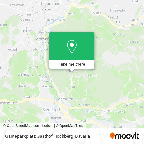Карта Gästeparkplatz Gasthof Hochberg