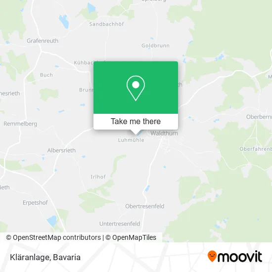 Карта Kläranlage