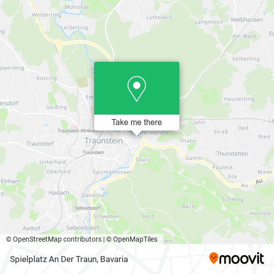 Карта Spielplatz An Der Traun
