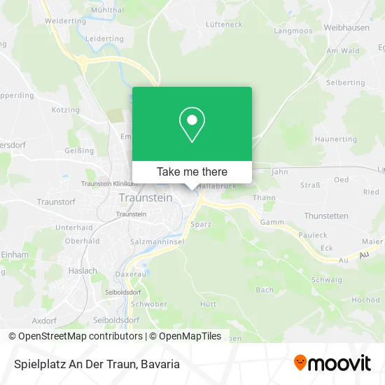 Карта Spielplatz An Der Traun
