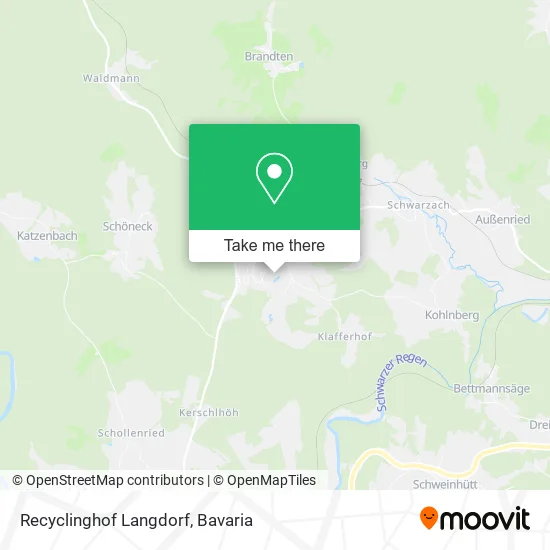 Карта Recyclinghof Langdorf