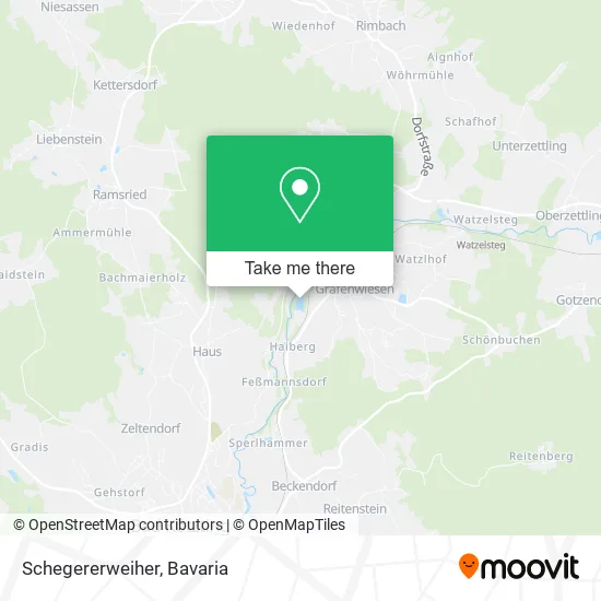 Карта Schegererweiher