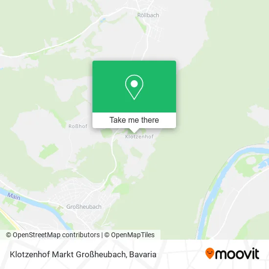 Карта Klotzenhof Markt Großheubach