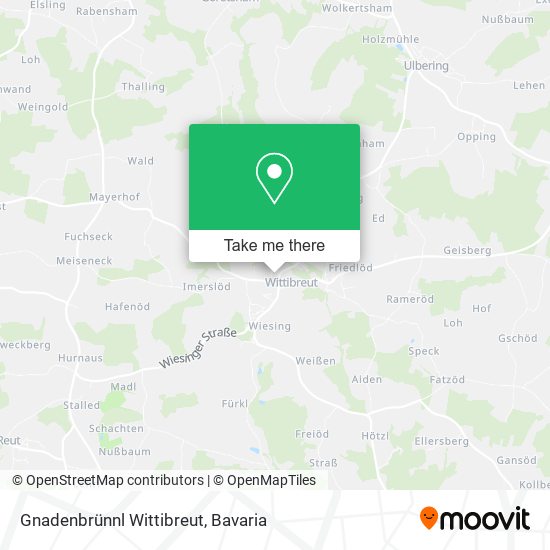 Gnadenbrünnl Wittibreut map