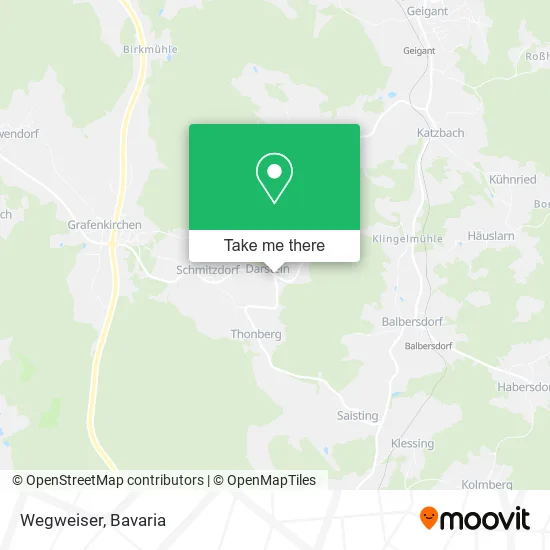 Карта Wegweiser