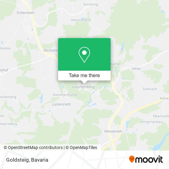 Карта Goldsteig