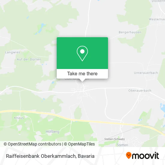 Карта Raiffeisenbank Oberkammlach
