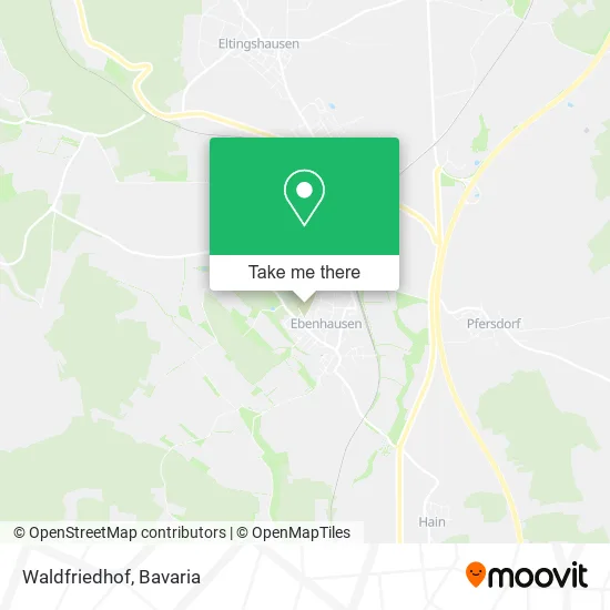 Карта Waldfriedhof