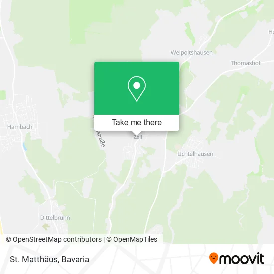 St. Matthäus map