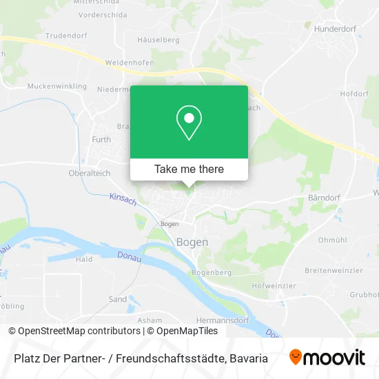 Карта Platz Der Partner- / Freundschaftsstädte