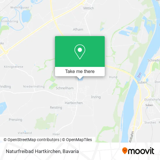 Карта Naturfreibad Hartkirchen