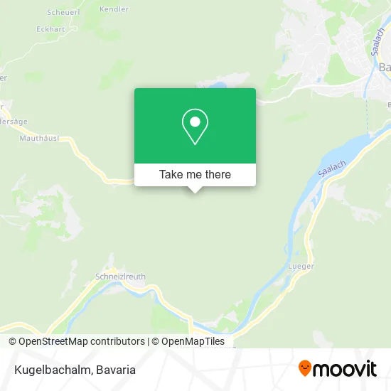 Карта Kugelbachalm