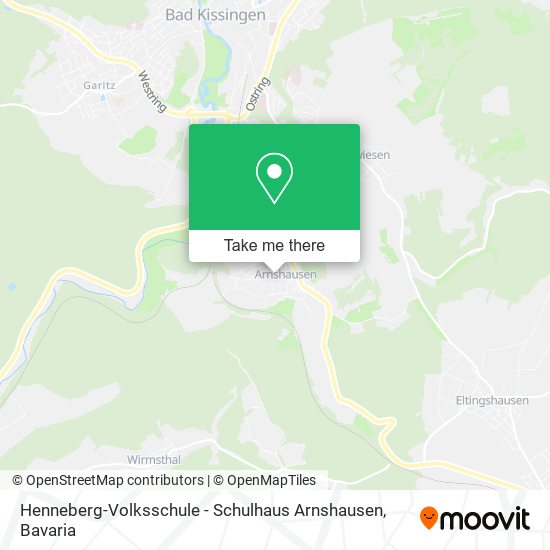 Henneberg-Volksschule - Schulhaus Arnshausen map