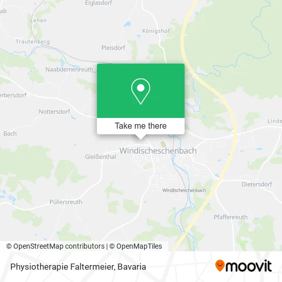 Карта Physiotherapie Faltermeier