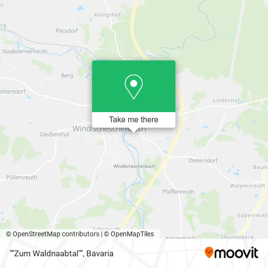 Карта ""Zum Waldnaabtal""