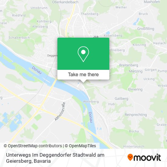 Unterwegs Im Deggendorfer Stadtwald am Geiersberg map