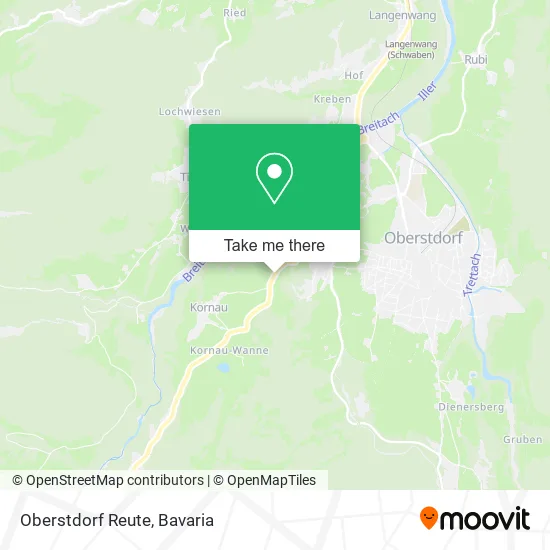 Карта Oberstdorf Reute