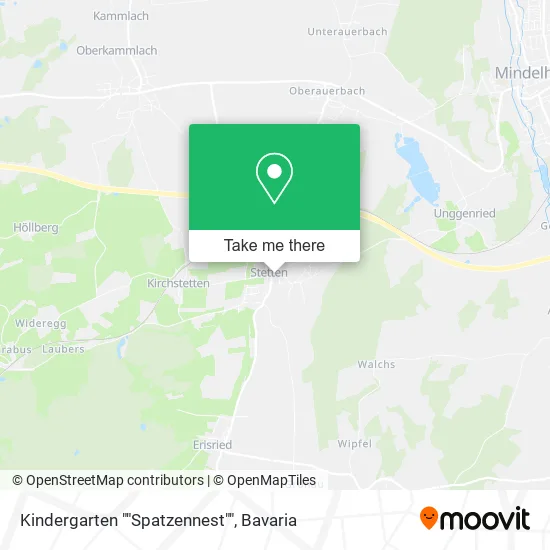 Карта Kindergarten ""Spatzennest""