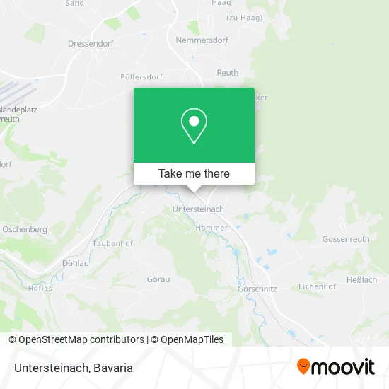 Карта Untersteinach