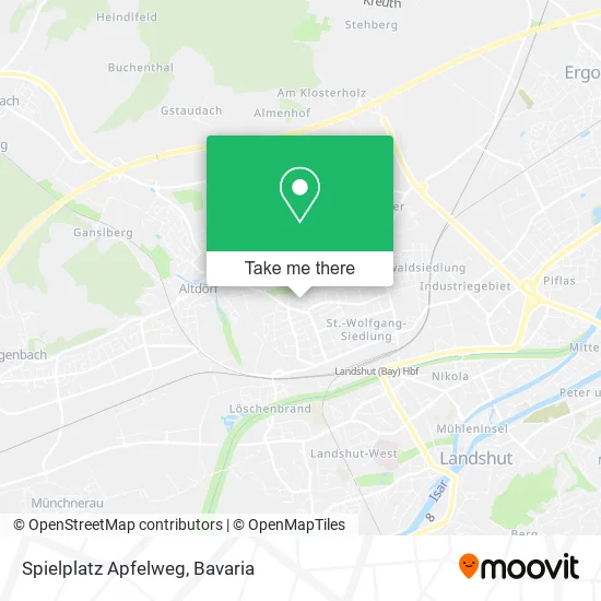 Карта Spielplatz Apfelweg