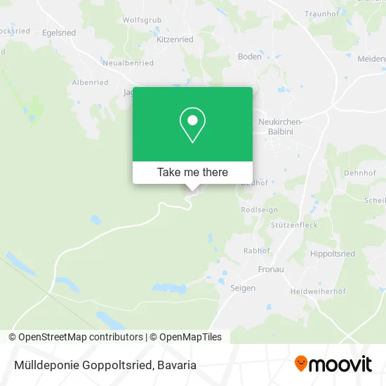 Карта Mülldeponie Goppoltsried