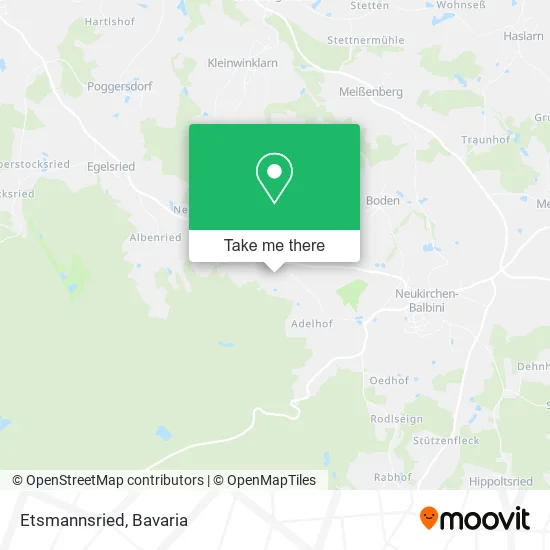 Карта Etsmannsried