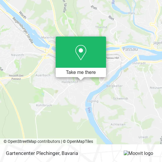 Карта Gartencenter Plechinger