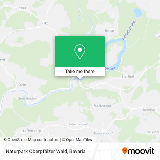 Naturpark Oberpfälzer Wald map