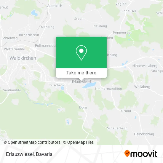Карта Erlauzwiesel