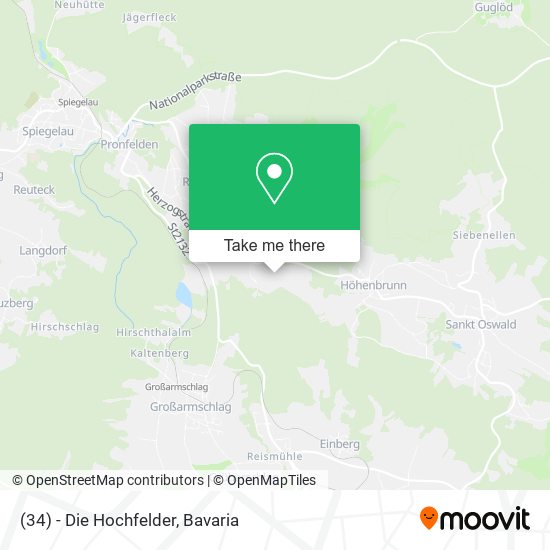 (34) - Die Hochfelder map