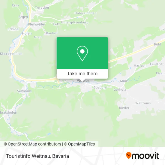 Карта Touristinfo Weitnau