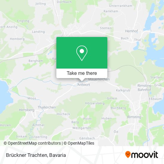 Brückner Trachten map