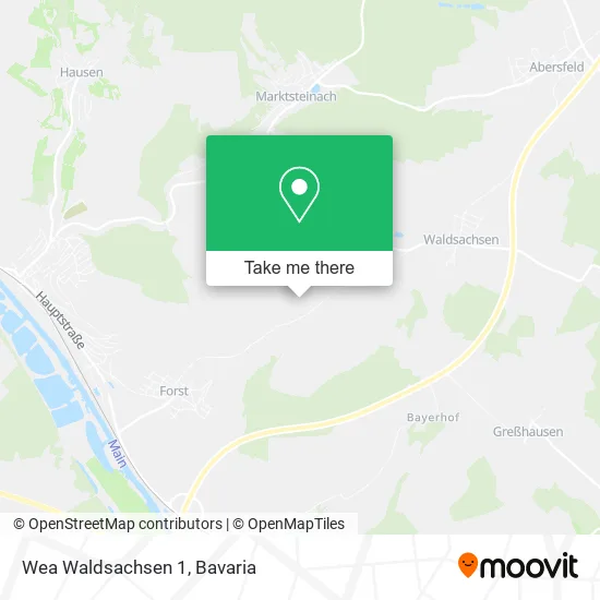 Карта Wea Waldsachsen 1