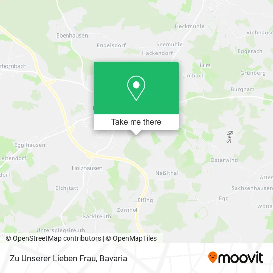 Карта Zu Unserer Lieben Frau