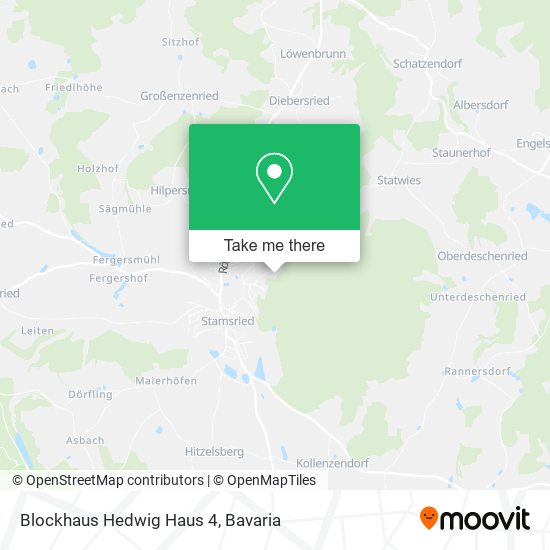 Blockhaus Hedwig Haus 4 map