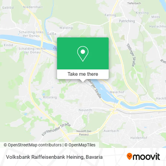 Карта Volksbank Raiffeisenbank Heining