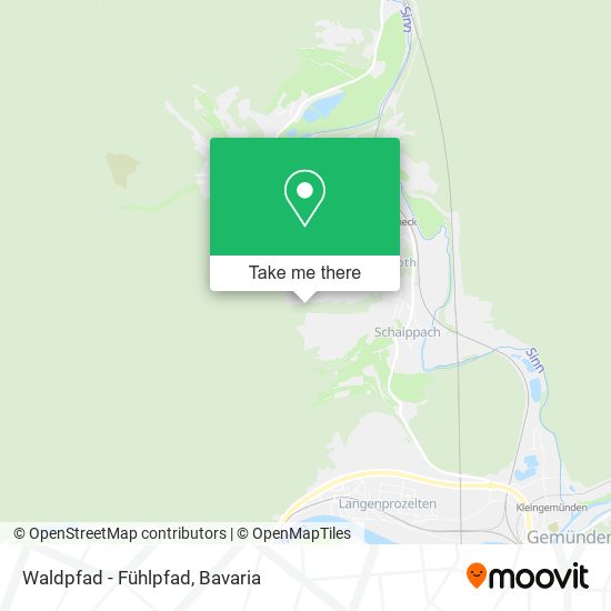 Waldpfad - Fühlpfad map