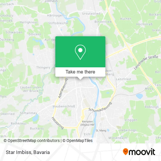 Карта Star Imbiss
