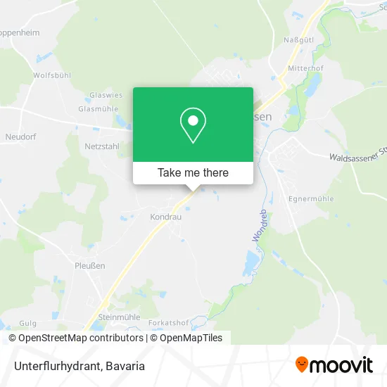 Карта Unterflurhydrant