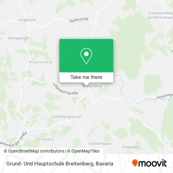 Карта Grund- Und Hauptschule Breitenberg