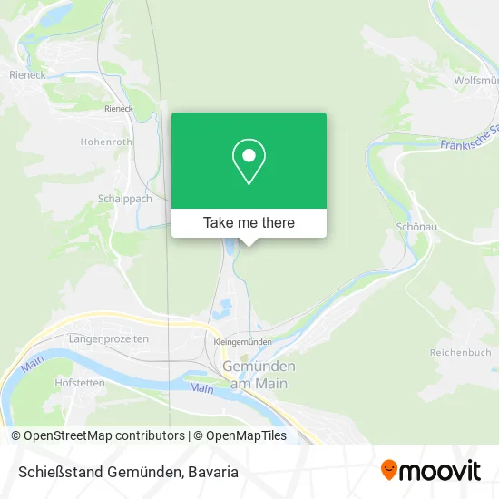 Карта Schießstand Gemünden