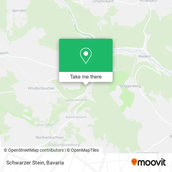 Карта Schwarzer Stein