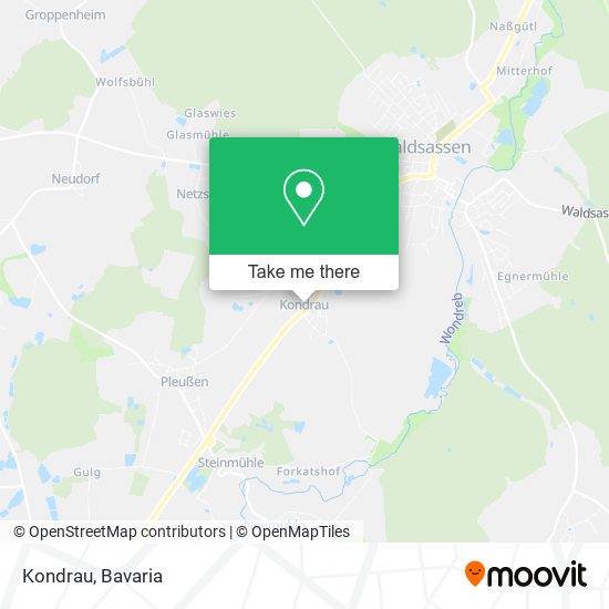 Карта Kondrau