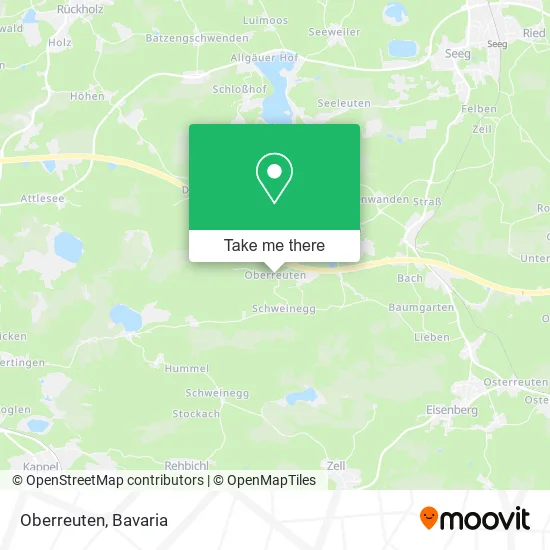 Карта Oberreuten