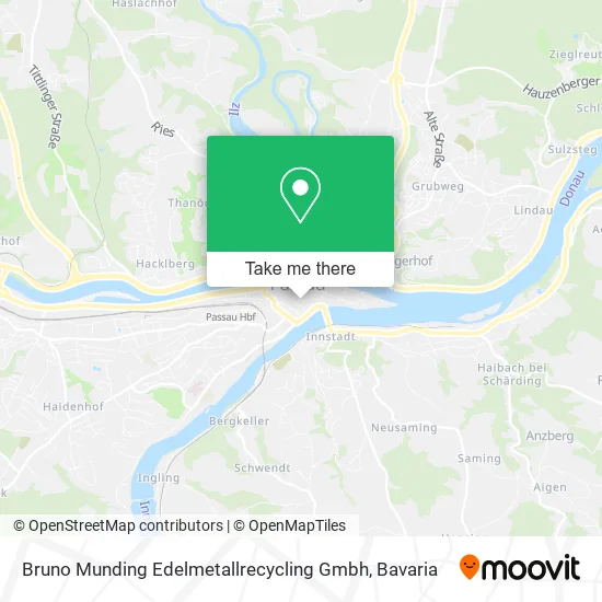 Карта Bruno Munding Edelmetallrecycling Gmbh