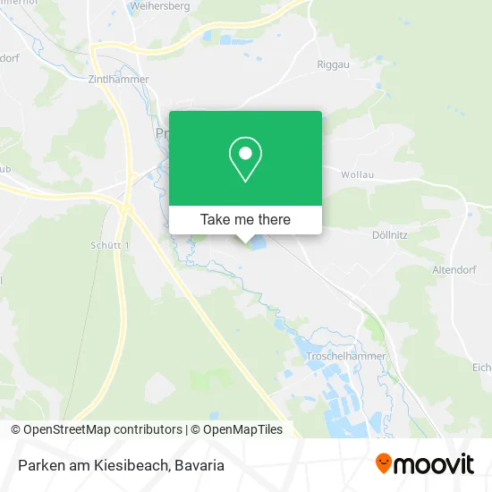 Карта Parken am Kiesibeach